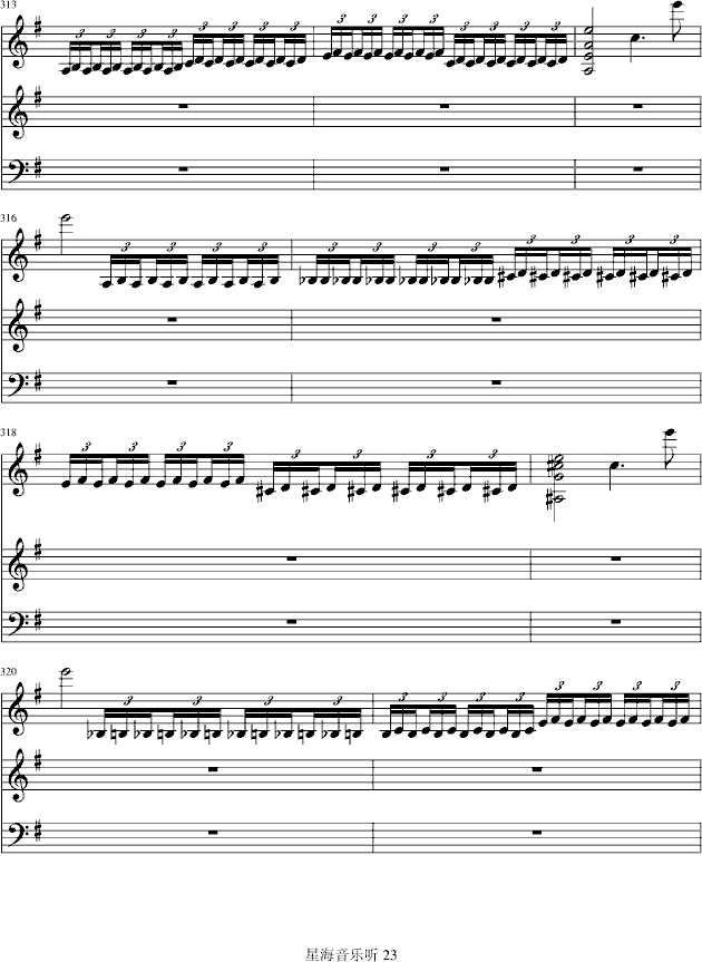 e小调小提琴协奏曲钢琴曲谱（图23）