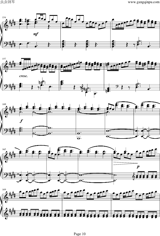四季·春钢琴曲谱（图10）