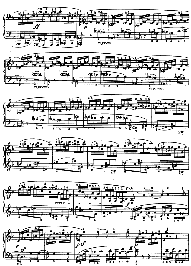第二十二钢琴奏鸣曲-Op.54钢琴曲谱（图9）