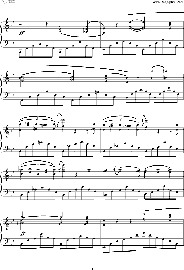 G小调叙事曲钢琴曲谱（图16）