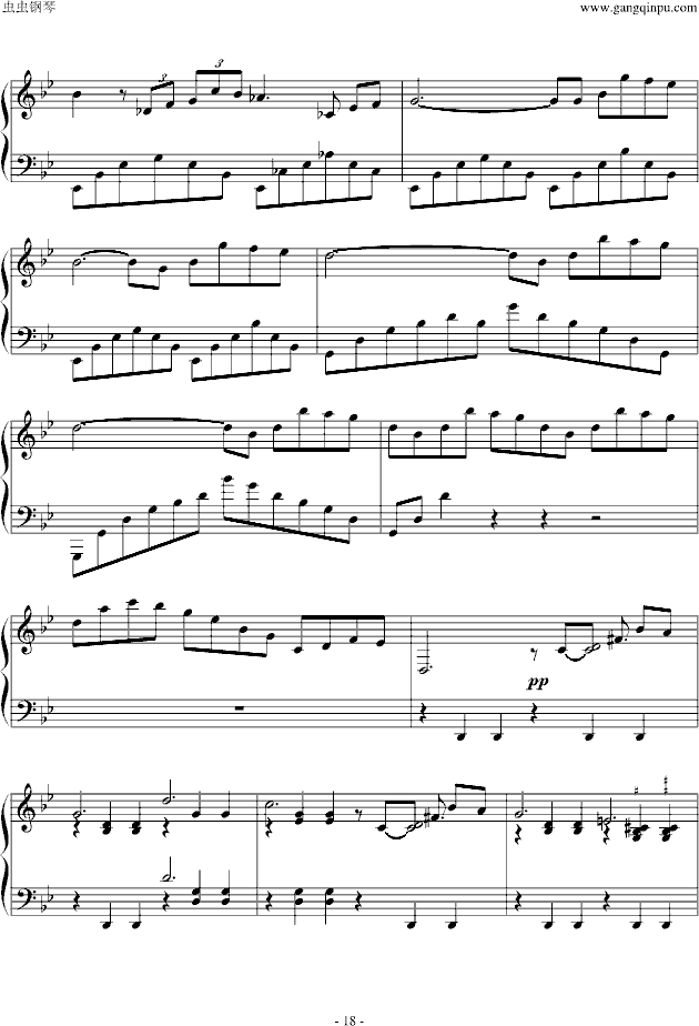G小调叙事曲钢琴曲谱（图18）