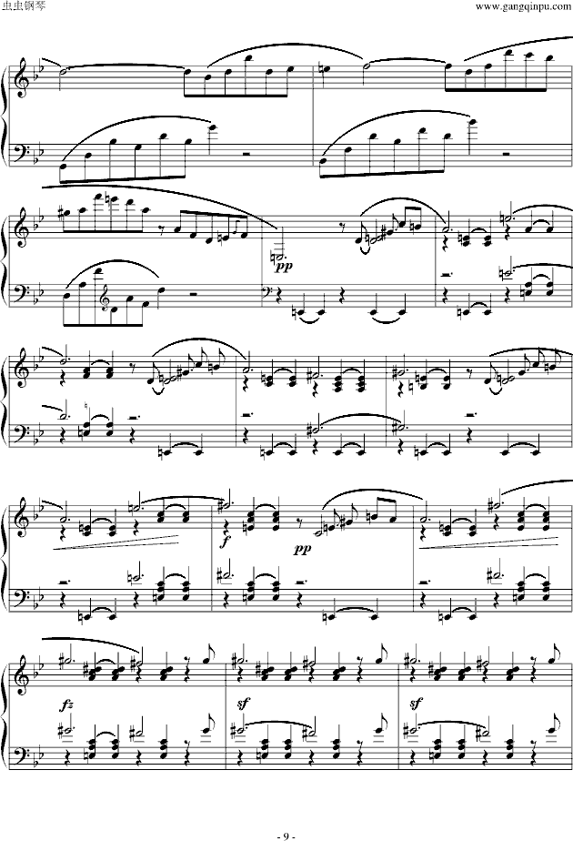 G小调叙事曲钢琴曲谱（图9）