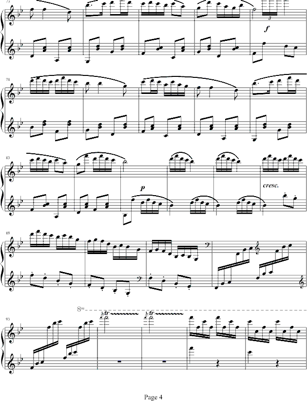 向阳花-储望华钢琴曲谱（图4）