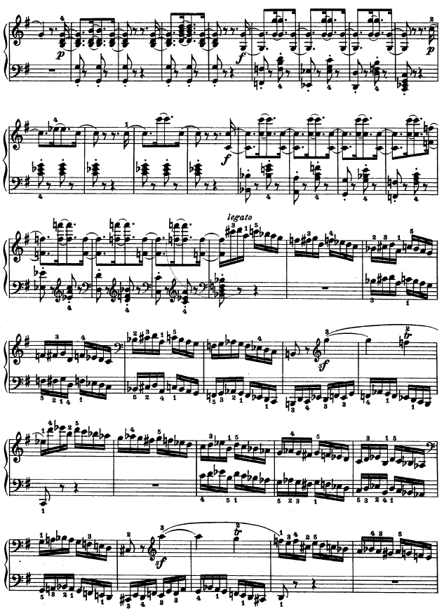 第十六钢琴奏鸣曲-（Op.31 No.1）钢琴曲谱（图4）