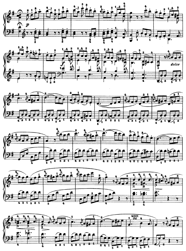 第十九钢琴奏鸣曲-（Op.49 No.1）钢琴曲谱（图7）