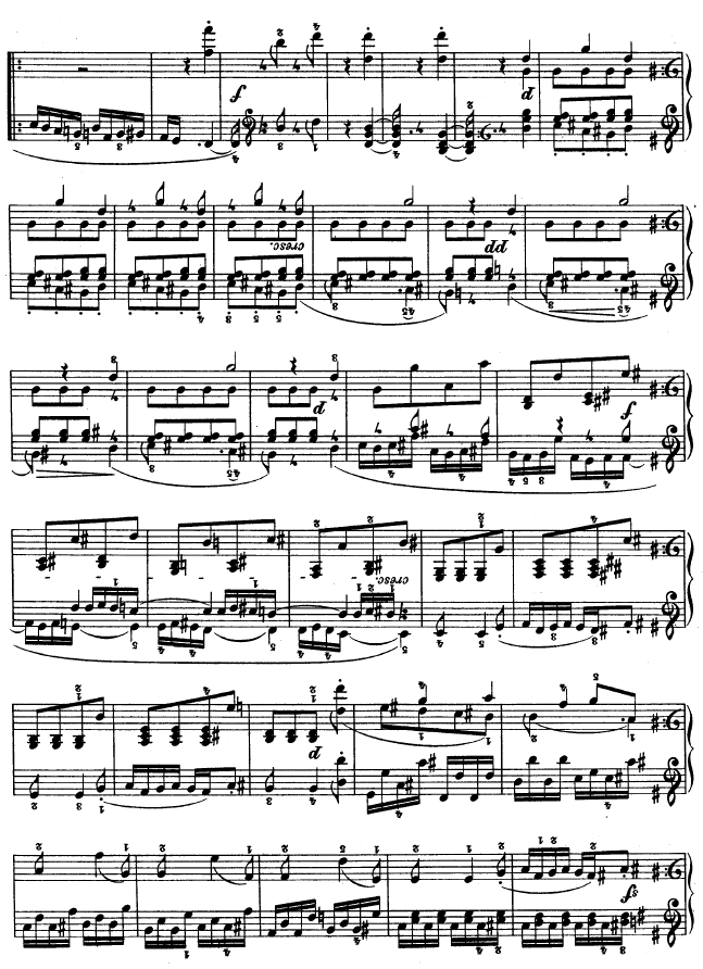 第十六钢琴奏鸣曲-（Op.31 No.1）钢琴曲谱（图3）