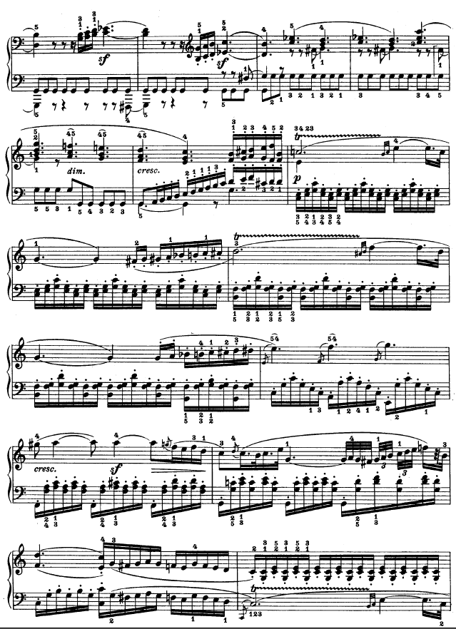 第十六钢琴奏鸣曲-（Op.31 No.1）钢琴曲谱（图13）
