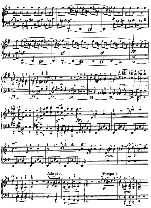 第十六钢琴奏鸣曲-（Op.31 No.1）钢琴曲谱（图25）