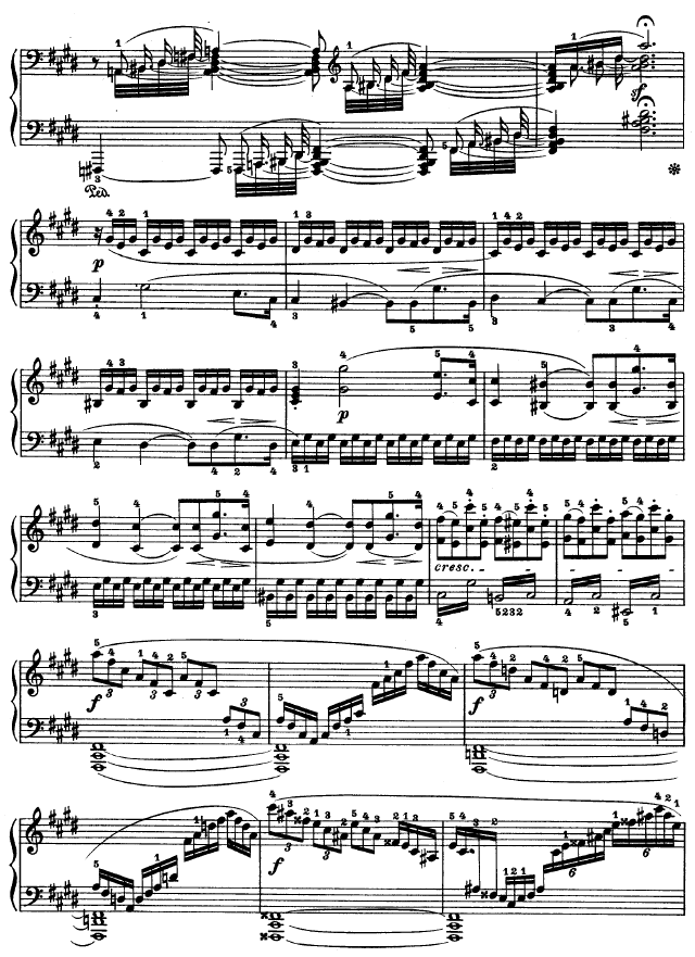第十四钢琴奏鸣曲-《月光曲》-（Op.27 No.2）钢琴曲谱（图13）