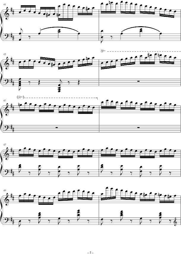 练习曲-Op.740 No.3钢琴曲谱（图5）