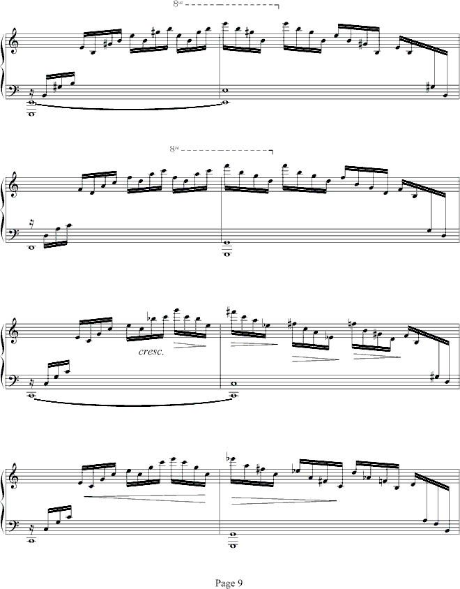 练习曲Op.10 No.1钢琴曲谱（图9）