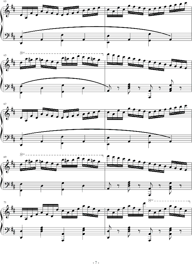 练习曲-Op.740 No.3钢琴曲谱（图7）