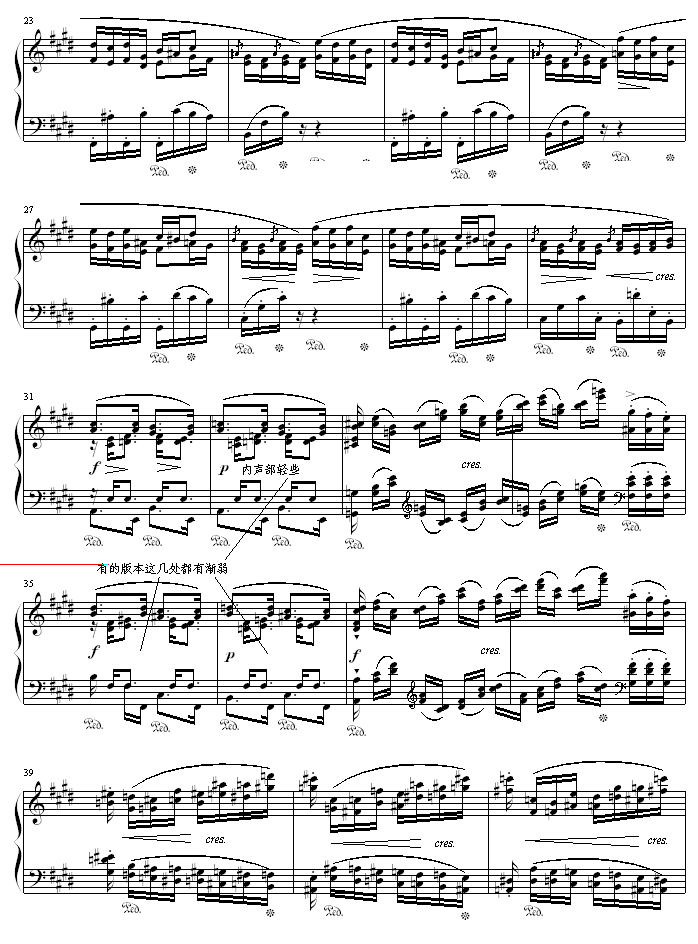 离别钢琴曲谱（图2）
