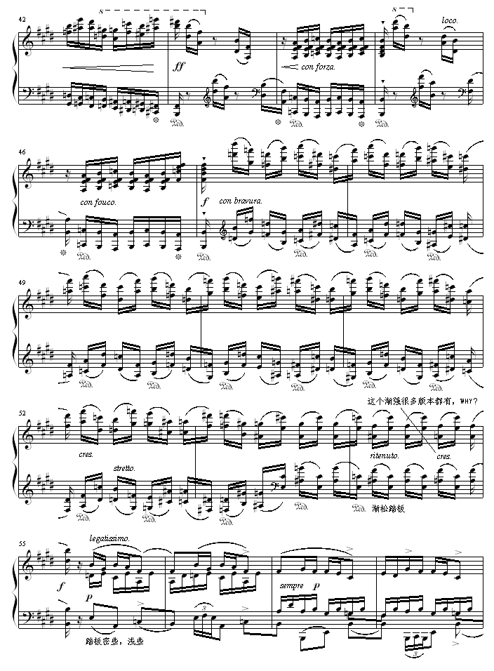 离别钢琴曲谱（图3）