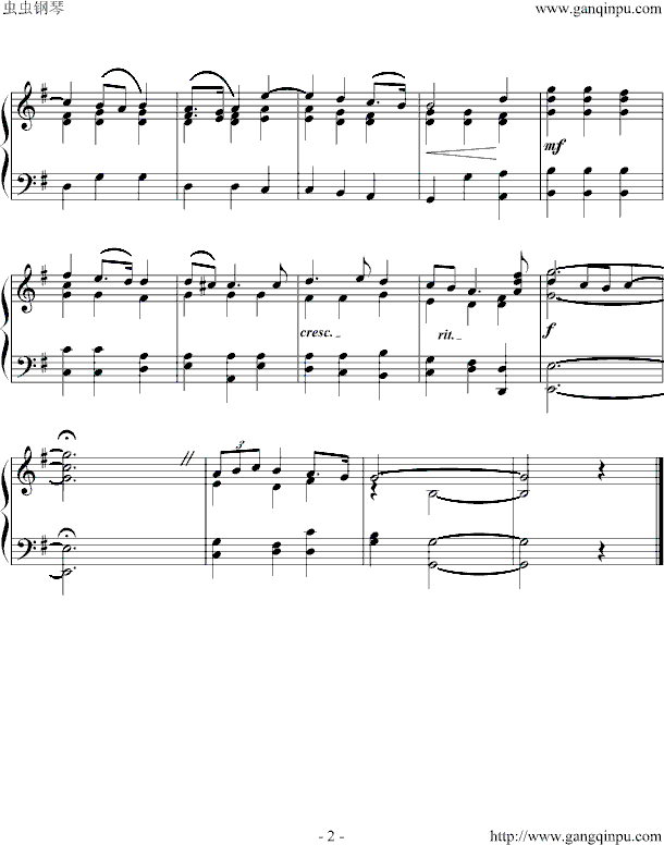 LARGO钢琴曲谱（图2）