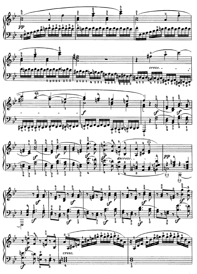 第十一钢琴奏鸣曲-op.22钢琴曲谱（图2）