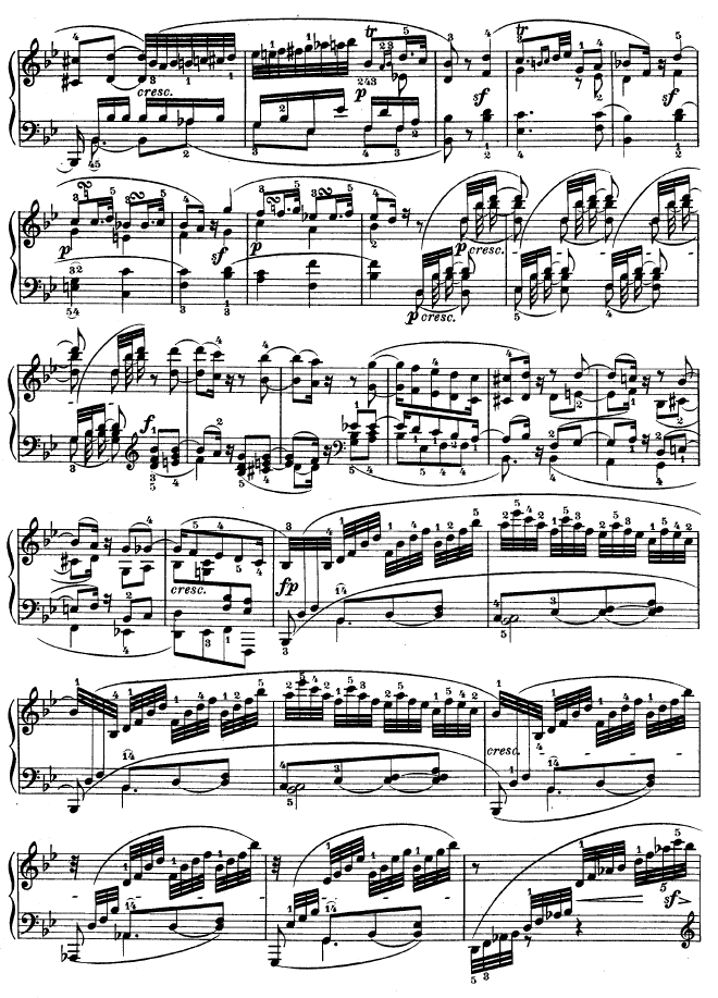 第十一钢琴奏鸣曲-op.22钢琴曲谱（图21）