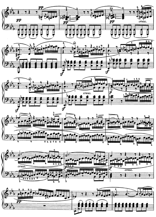 第十一钢琴奏鸣曲-op.22钢琴曲谱（图12）