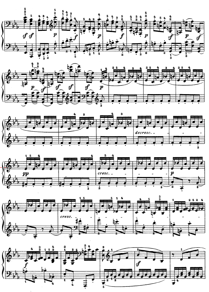 第十三钢琴奏鸣曲-（Op.27 No.1）钢琴曲谱（图9）