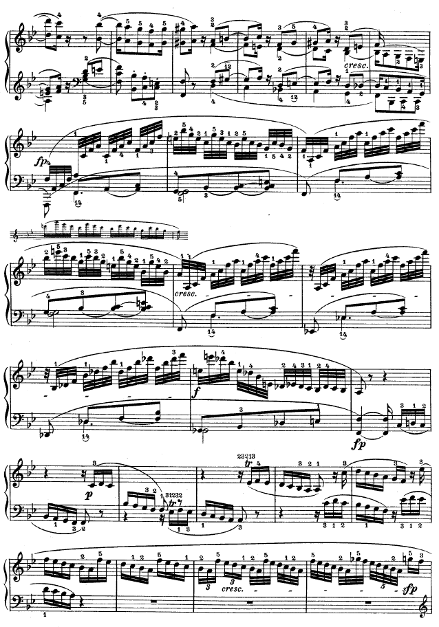 第十一钢琴奏鸣曲-op.22钢琴曲谱（图17）