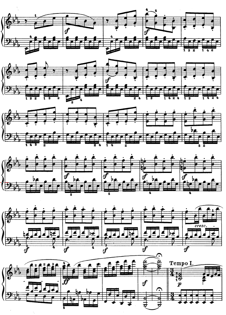 第十三钢琴奏鸣曲-（Op.27 No.1）钢琴曲谱（图15）