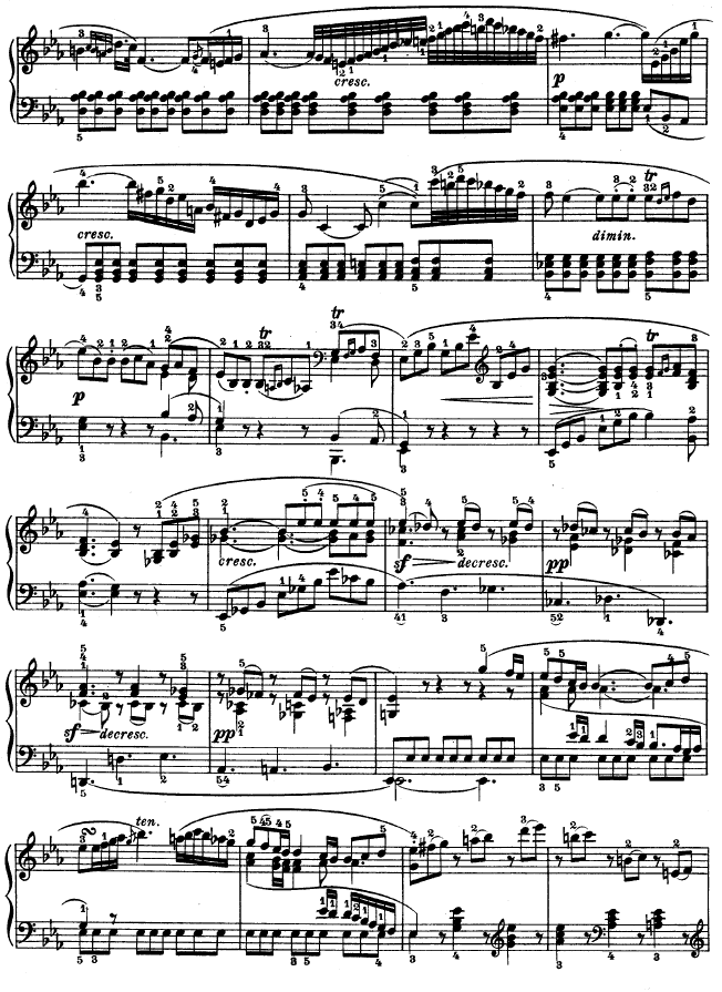 第十一钢琴奏鸣曲-op.22钢琴曲谱（图13）