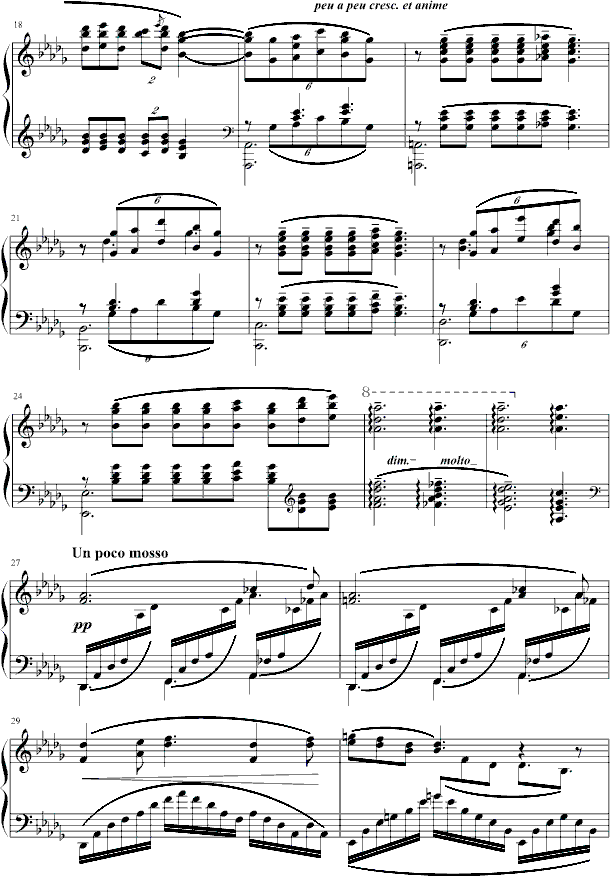 月光钢琴曲谱（图2）