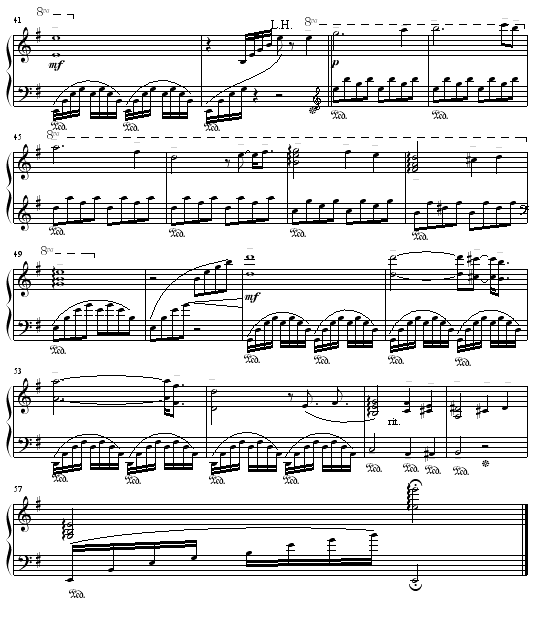 绿袖子 - (修改版）钢琴曲谱（图3）