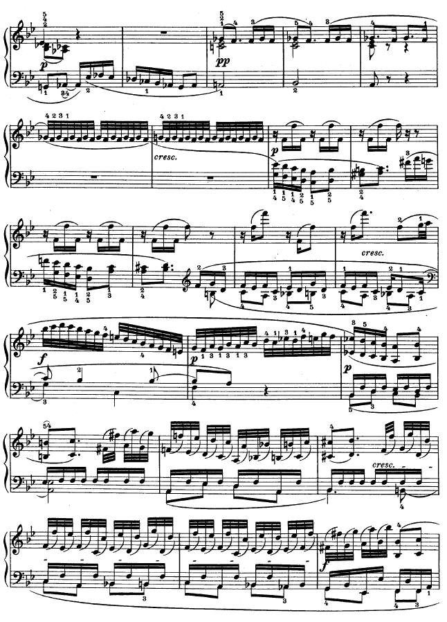 第十一钢琴奏鸣曲-op.22钢琴曲谱（图20）