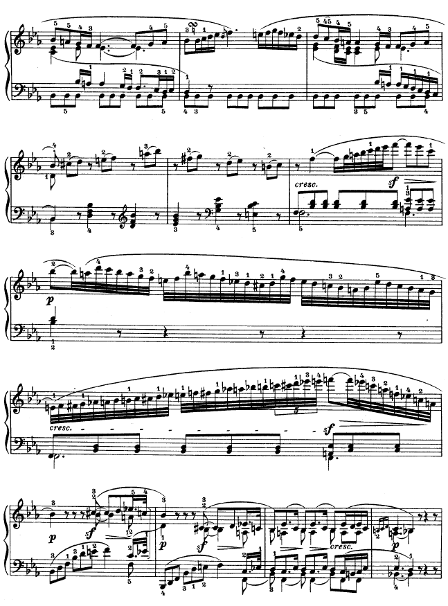 第十一钢琴奏鸣曲-op.22钢琴曲谱（图11）