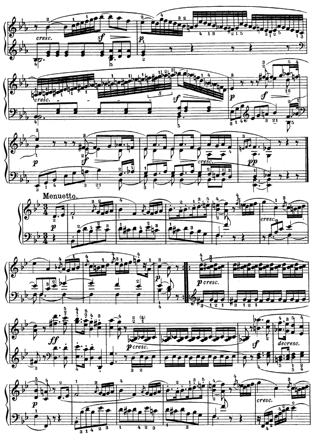 第十一钢琴奏鸣曲-op.22钢琴曲谱（图14）