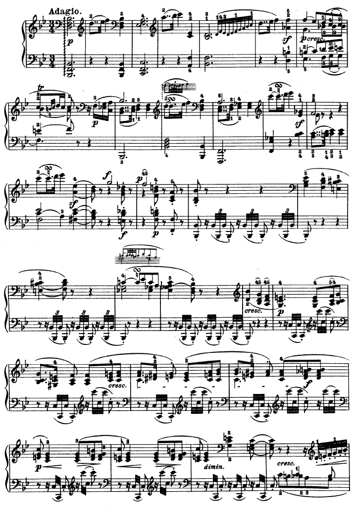 暴风雨-d小调第十七钢琴奏鸣曲 - Op.31—2钢琴曲谱（图8）