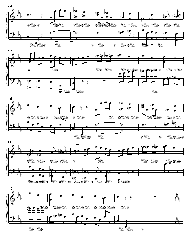 小星星变奏曲钢琴曲谱（图12）