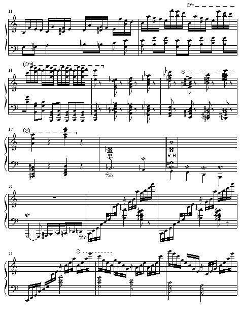 超凡练习曲第1首钢琴曲谱（图2）