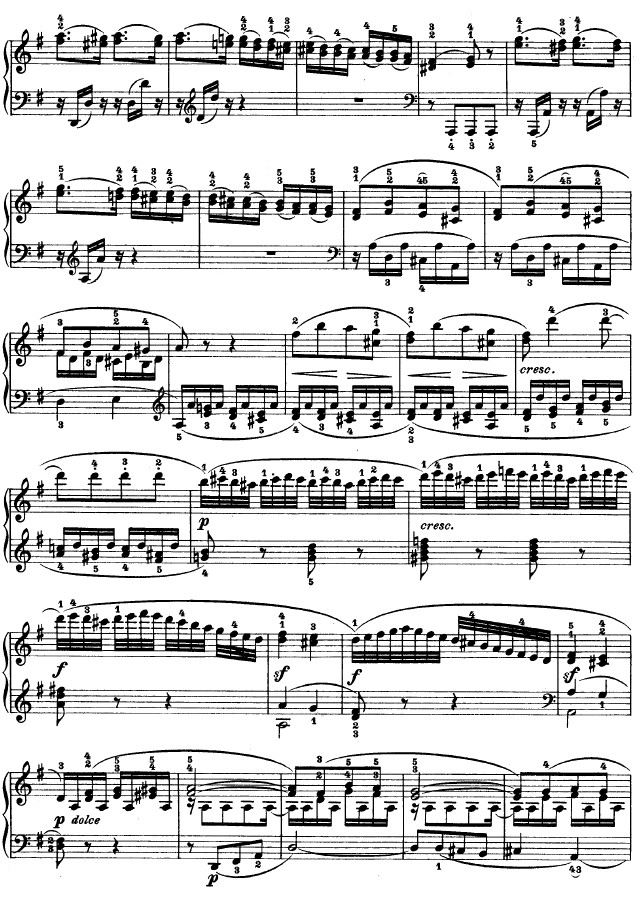 G大调第十钢琴奏鸣曲　Op. 14 No--2钢琴曲谱（图2）