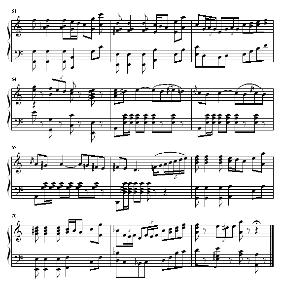 卡门钢琴曲谱（图5）