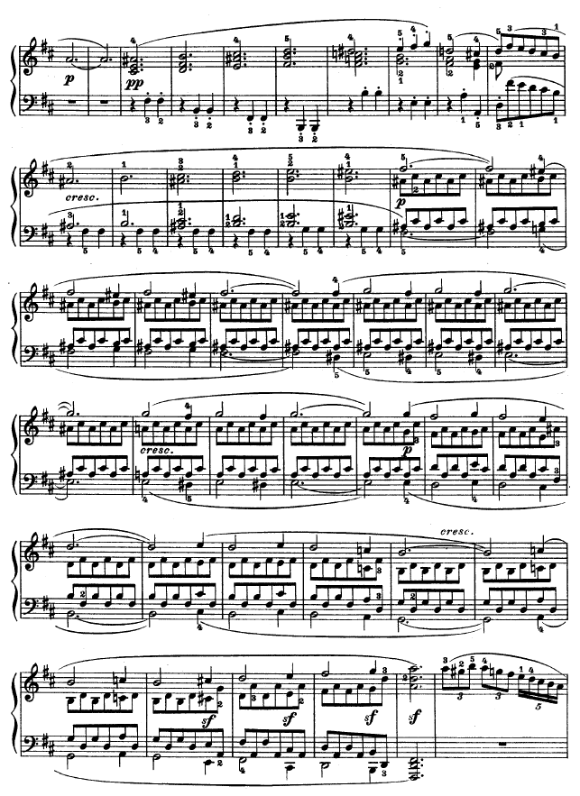 第十五钢琴奏鸣曲-（Op.28）钢琴曲谱（图8）