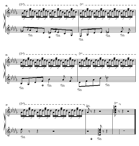 森林的呼啸钢琴曲谱（图16）