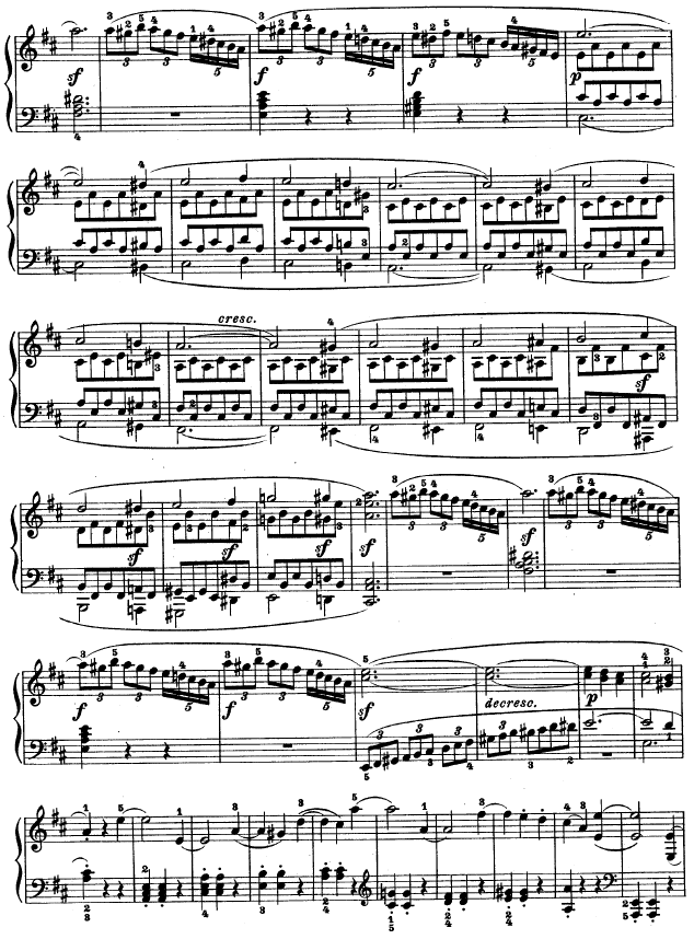 第十五钢琴奏鸣曲-（Op.28）钢琴曲谱（图3）