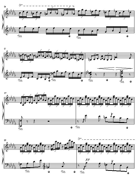 森林的呼啸钢琴曲谱（图15）