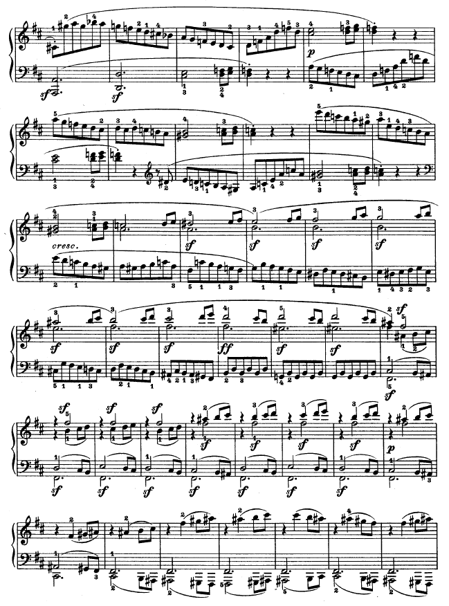第十五钢琴奏鸣曲-（Op.28）钢琴曲谱（图5）
