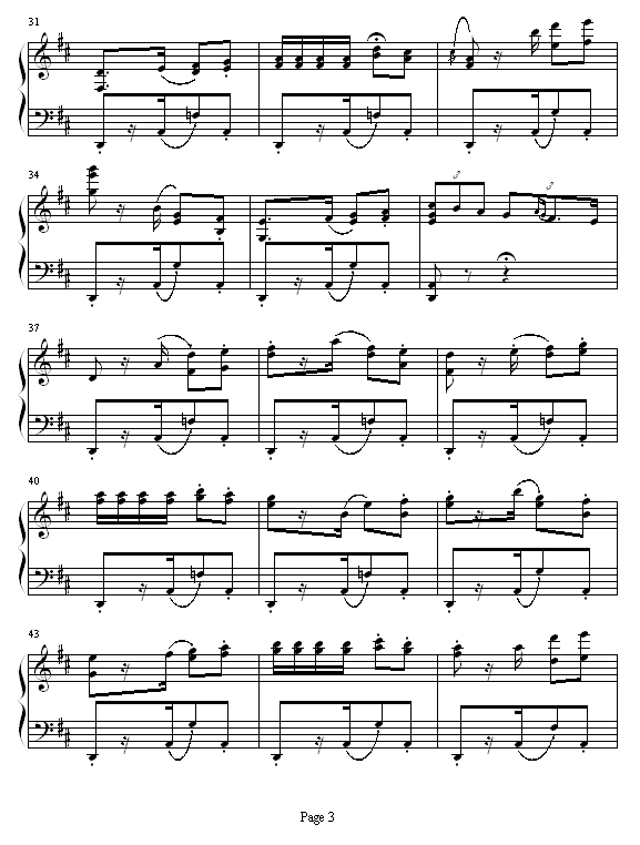 卡门钢琴曲谱（图3）
