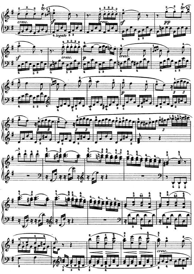 G大调第十钢琴奏鸣曲　Op. 14 No--2钢琴曲谱（图6）