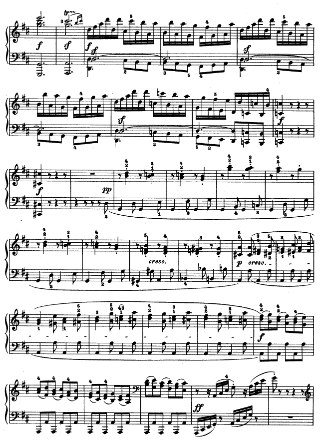 第十五钢琴奏鸣曲-（Op.28）钢琴曲谱（图22）