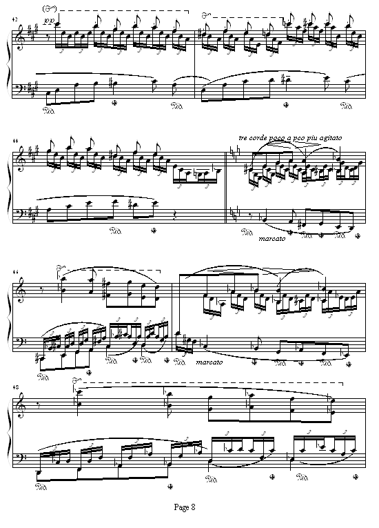 森林的呼啸钢琴曲谱（图8）