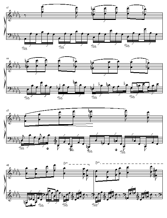 森林的呼啸钢琴曲谱（图12）