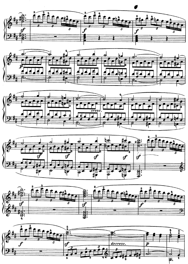 第十五钢琴奏鸣曲-（Op.28）钢琴曲谱（图9）