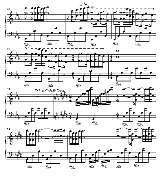 匈牙利奏鸣曲 -(hungarian sonata)钢琴曲谱（图3）