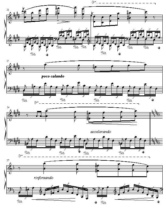 森林的呼啸钢琴曲谱（图5）