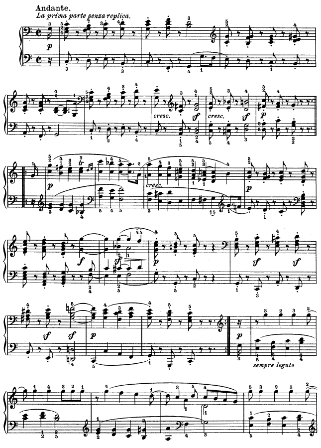 G大调第十钢琴奏鸣曲　Op. 14 No--2钢琴曲谱（图8）
